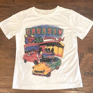 cute retro graphic tee